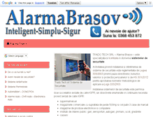 Tablet Screenshot of alarmabrasov.ro